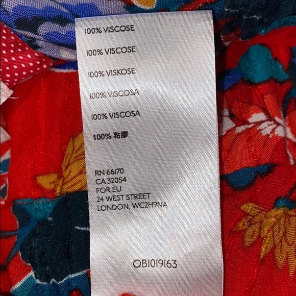 Anthropologie Floral Wrap Dress 2P - Picture 4 of 8